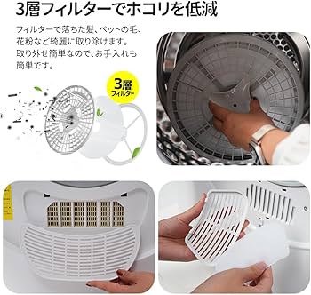 Amazon | SENTERN 衣類乾燥機 4.5kg 乾燥機 小型 工事不要 コンパクト